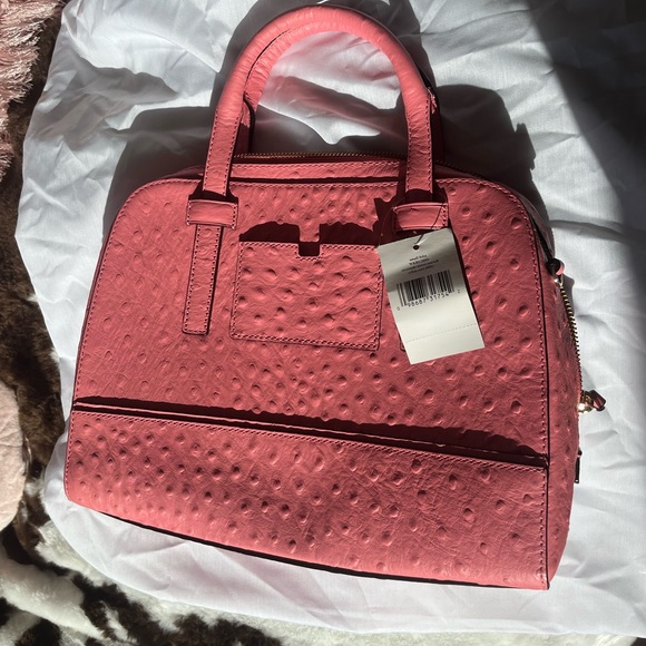 Kate Spade Small Felix - Embossed Ostrich - Picture 2 of 10